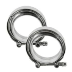 2.25" Stainless Steel Exhaust V-band Clamp Female Flange Assembly Turbo New. Price: $76.13.