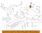 Ford Oem 15-23 Mustang Exhaust System Components-rear Bracket JR3Z5260B New. Price: $29.20.