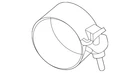 Genuine Bmw Center Pipe Clamp 18-30-8-635-798 New. Price: $36.23.