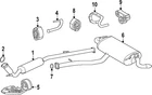 Genuine Lexus Exhaust System Hanger Bracket 17577-F0111 New. Price: $32.74.