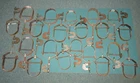 Clevis Pipe Hangers W/hardware & C-clamp Beam Clamps 3.75" And 4" Sizes. Used. Price: $9.95.