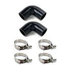 S1D 2X 3" Silicone Coupler 90 Degree Turbo Air Intake W/ 4X T-bolt Clamps New. Price: $38.99.