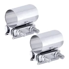 2PCS 2.25" Exhaust Clamp, Butt Joint Pipe Muffler Band Sleeve Coupler, Stainl... New. Price: $42.81.