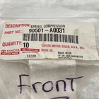 Toyota Genuine Oem Compression Spring 90501-A0031 New. Price: $14.99.