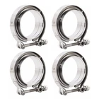 2.25 Inch Band Clamp With Flange Female Stainless Steel Silver 4PCS New. Price: $60.99.