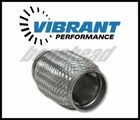 Vibrant Standard Flex Coupling W/ Inner Braid Liner, 2.5" Dia. 4" Long New. Price: $36.99.