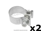 Porsche Boxster (1997-2004) Exhaust Clamp Inlet Pipe To Muffler (2) Norma Oem New. Price: $50.20.