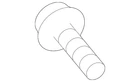 Genuine Volkswagen Damper Bolt N-106-608-01 New. Price: $11.35.