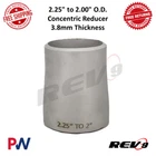 REV9 Stainless Steel Concentric Reducer 2.25" To 2.00" Fitting Size, 3.8MM Thick New. Price: $39.00.