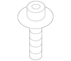 Genuine Ford Lock Pillar Trim Screw W718205S439 New. Price: $9.88.
