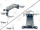 Automann 562.U75846 Exhaust Bracket Flexible Peterbilt 14-13846 1413846 New. Price: $119.00.