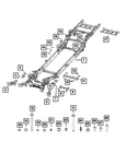 Genuine Mopar Exhaust Pipe Support Rod 68280723AC New. Price: $9.69.