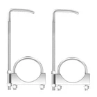 Haoxaoon 2 Pcs 3" Universal Clamp With Hanger,exhaust Hangers Silver New. Price: $25.05.