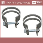 2X Pipe Clamp Catalytic Converter For Porsche 996 Carrera Exhaust 58.5 Mm Neu. Price: $30.20.