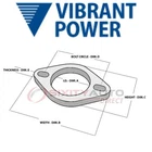 Vibrant Performance 1473S Exhaust Brackets Flanges Hangers New. Price: $36.12.