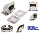 T4-4 Bolt Flange To 90 Deg Turbo Elbow Ss Adapter Pipe+gasket New. Price: $938.00.