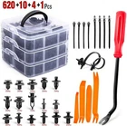 635PCS Car Push Retainer Clips Nylon Bumper Fender Rivets Kit Fasteners Remover New. Price: $29.99.