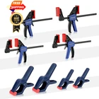 Workpro 8-PIECE Clamp For Woodworking, 8PC Mini + Spring Set, Blue New. Price: $32.98.