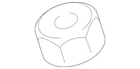 Genuine Mitsubishi Exhaust Pipe Nut MB059333 New. Price: $7.23.