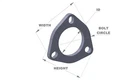 Vibrant Performance 1485S Exhaust Flange New. Price: $44.99.