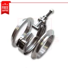 Vibrant 11493 Aluminum V-band Flange Assembly For 4" O.d. Tubing New. Price: $92.99.
