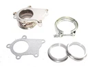 Combo T3/T4-5BOLT TO2.5"ID V-band Steel Adapter +CLAMP+2 FLANGES+1XGASKET New. Price: $46.99.