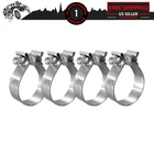 Pcs Heavy Duty Inch Exhaust Clamps Narrow Band 304 Stainless Steel Silver New. Price: $31.61.