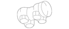 Genuine Volkswagen Exhaust Clamp 1H0-253-139-D New. Price: $27.90.