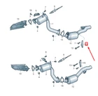 New Vw Touareg MK2 Exhaust Front Silencer Support 7P0253047D 7P0-253-047-D. Price: $49.30.
