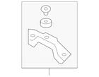 Genuine Nissan Converter & Pipe Mount Bracket 20711-JF00A New. Price: $147.81.