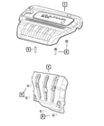 Genuine Mopar Hex Nut Mounting 6510840AA New. Price: $28.12.