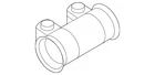 Genuine Volkswagen Rear Muffler Clamp 5QF-253-141-C New. Price: $11.25.