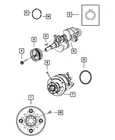 Genuine Mopar Hex Flange Head Bolt Mounting 6508426AA New. Price: $18.37.