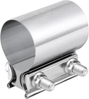 Evil Energy 1.75 Exhaust CLAMP,1 3/4" Butt Joint Band Inch, Silver New. Price: $45.82.