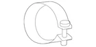 Genuine Bmw Center Muffler Clamp 18-30-5-A22-701 New. Price: $57.33.