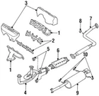Genuine Mazda Exhaust System Hanger KL05-40-061 New. Price: $17.99.