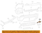 Chrysler Oem 19-22 Cherokee Bumper Components-diffuser Tips Bracket 68338961AA New. Price: $106.69.