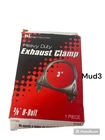 Nickson Universal Heavy Duty Exhaust Muffler Clamp 3" 517300 New. Price: $7.00.