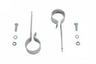 Chrome 1-3/4 Exhaust Hanger Clamp Set For Harley Davidson By V-twin New. Price: $33.16.