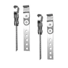 4 Pack - Stainless Steel Muffler Pipe Exhaust Hangers Clamp Style New. Price: $60.00.