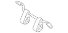 Genuine Bmw Rear Muffler Bracket 18-30-3-413-461 New. Price: $150.08.