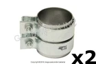 Mercedes (2003-2015) Muffler Clamp (60.5 Mm Id) (2) Hjs + Year Warranty New. Price: $87.25.