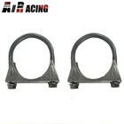 Emusa 2X Universal Mild Steel 1/8" Exhaust Muffler Clamp U-bolt Saddle Style New. Price: $15.49.