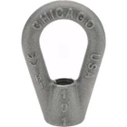 Gibraltar Heavy-duty Steel Eye Nut: 3,600 Lb Cap, 1/2-13 Thread, 1-1/8"ID, 2"OD New. Price: $36.72.