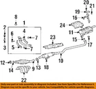 Gm Oem 98-02 Prizm Exhaust System Components-clamp 94856624 New. Price: $5.89.