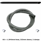Radiator Overflow Tank Breather Hose Kit With Sleeve And Clamps 1983-06 Mercedes New. Price: $25.19.