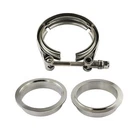 3" V-band Clamp Stainless Steel & Flange Female Mild Exhaust Kit New. Price: $47.97.