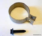 Nos Mopar Exhaust Clamp With Bolt #2240312 Dodge Chrysler Plymouth Used. Price: $19.95.