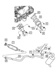 Genuine Mopar Exhaust Clamp 5085027AA New. Price: $15.81.
