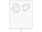Genuine Audi Rear Hanger 4M4-253-144-D New. Price: $72.52.